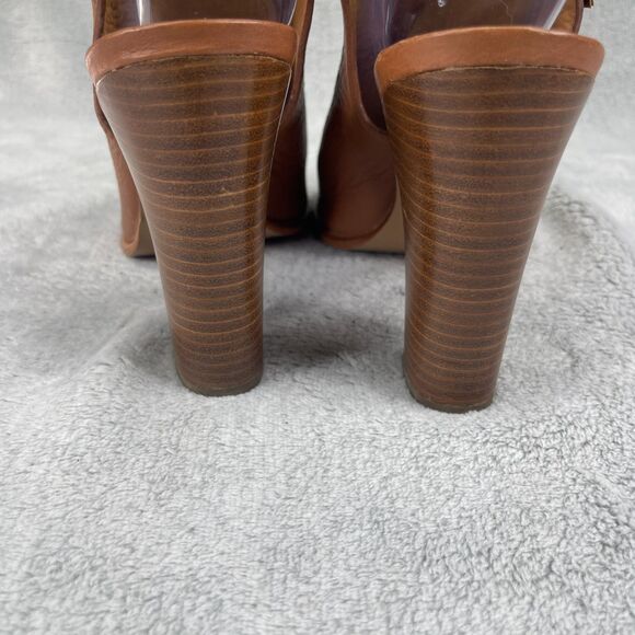 Coach Leanna Soft Milled LHTR Womens Slingback 8.5B Saddle Heeled Sandals A7842 - Picture 11 of 14
